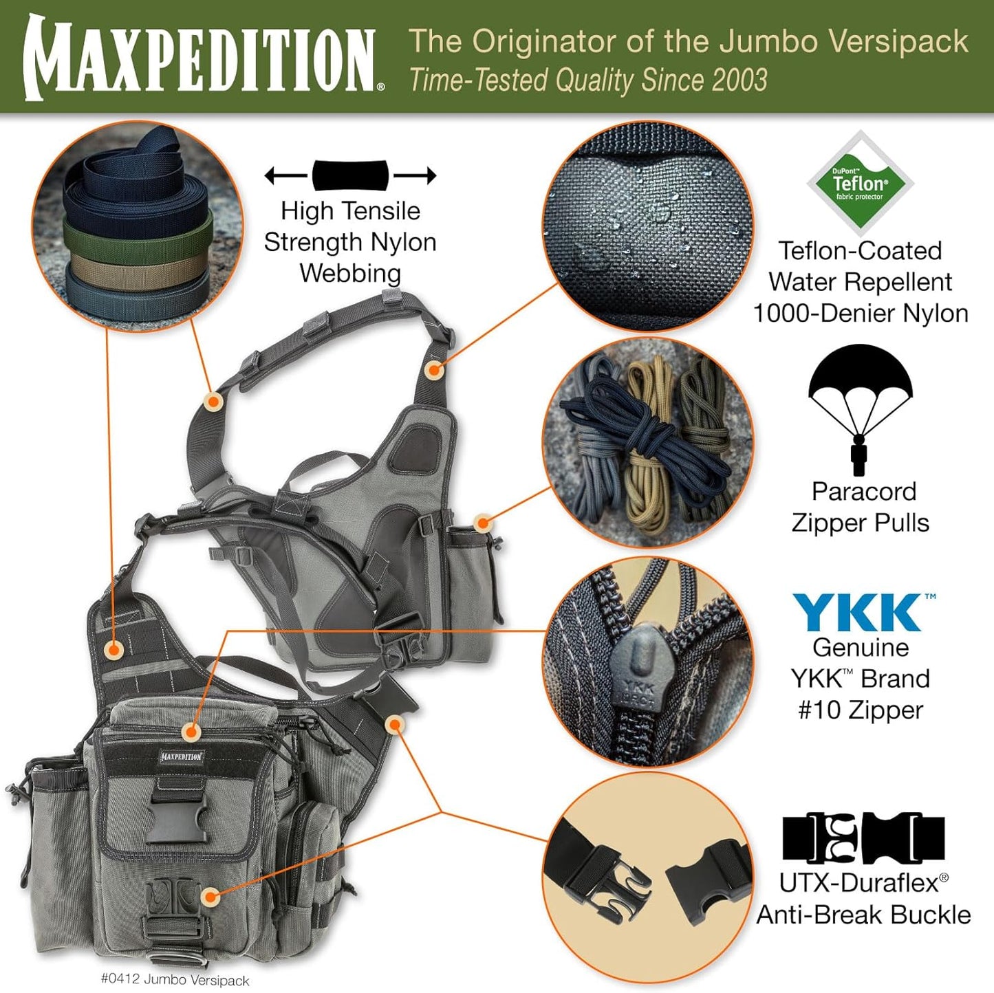 MAXPEDITION Jumbo Versipack Waist Pack