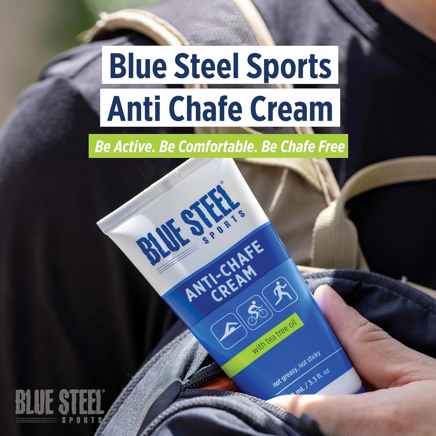 Anti Chafe Cream 100ml – Long-Lasting Protection for Running, Cycling & Sports | Sweat & Water Resistant | Non-Greasy, Non-Staining | For Sensitive Skin, Men & Women