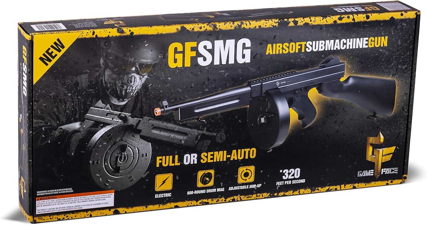 Game Face ASRGTH Electric Full/Semi-Auto Airsoft Submachine Gun