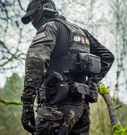 VOTAGOO GEAR G3 Combat Uniform Set for Men Tactical Camouflage Clothing Hunting Paintball Suit with Knee & Elbow Pads