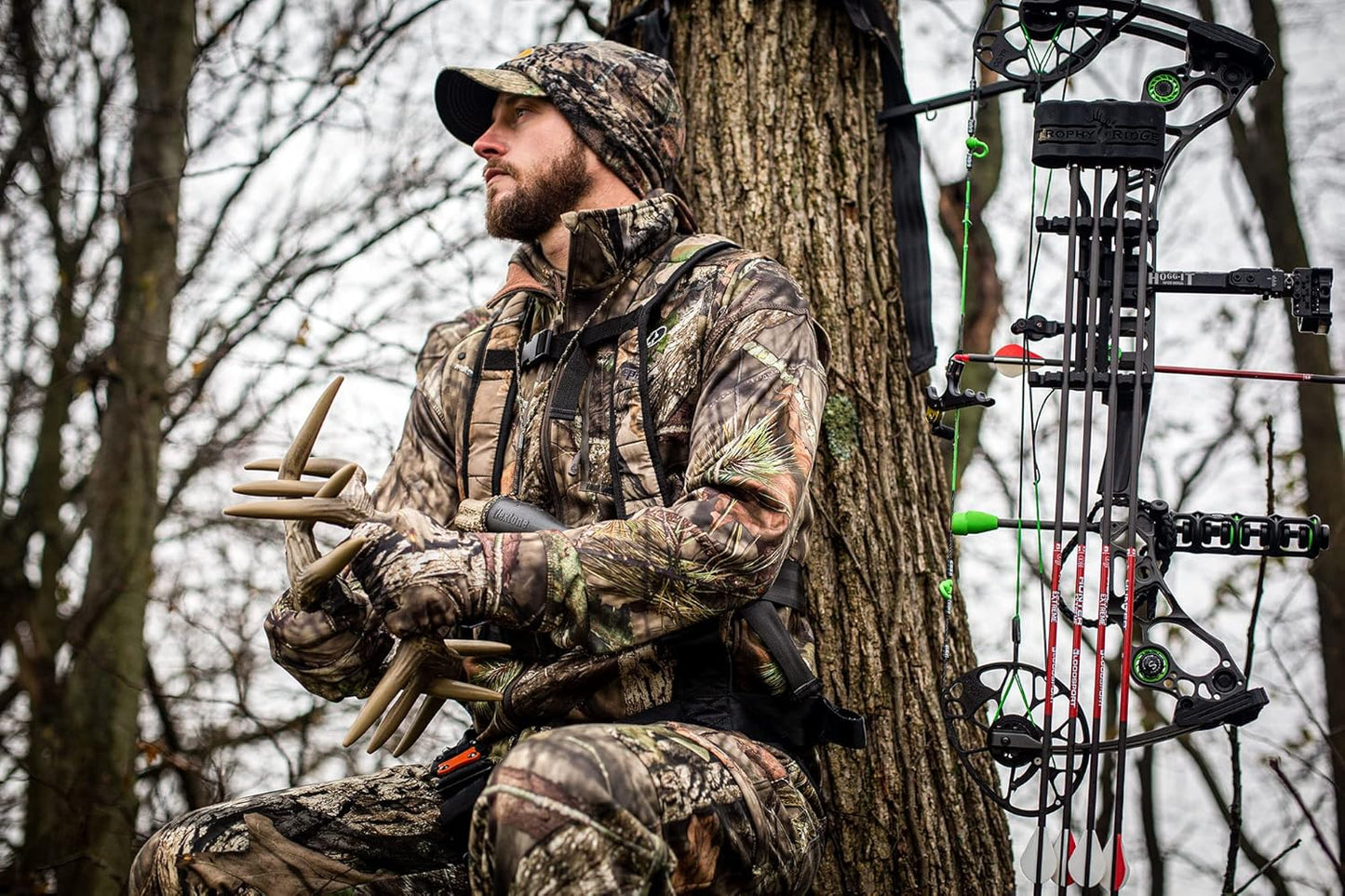 Flextone Hunting Realistic Buck Sounds Battle Bones Whitetail Rattling Deer Antlers Calling System