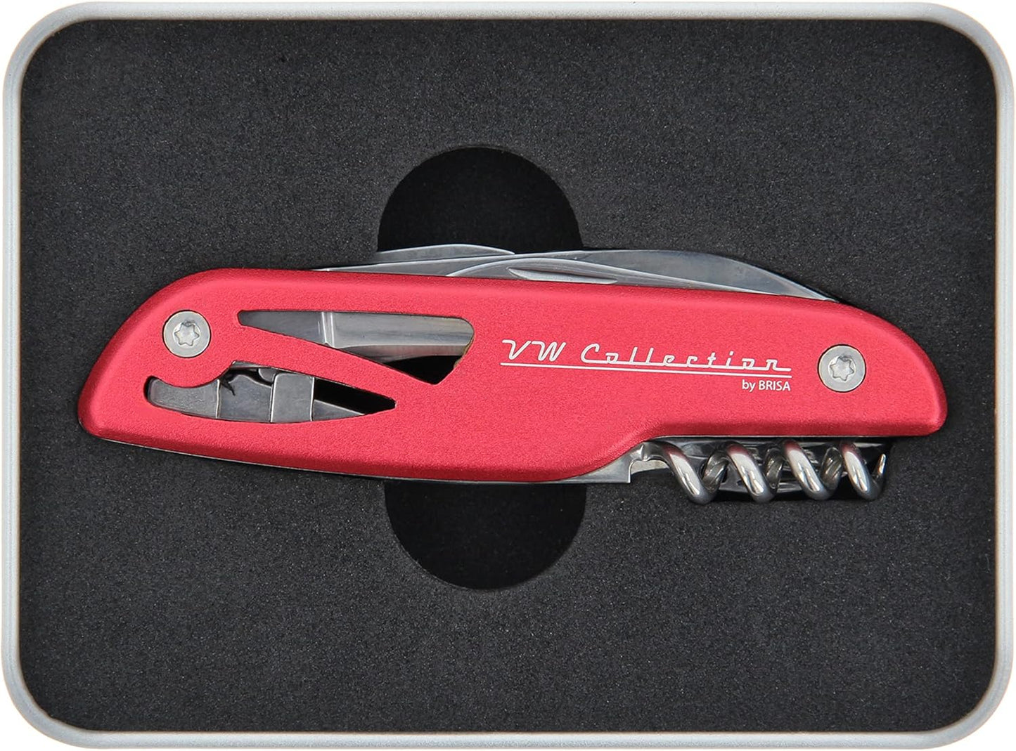 BRISA VW Collection - Volkswagen Multifunctional 3D Pocket Knife, File, Scissors, Bottle & Can Opener