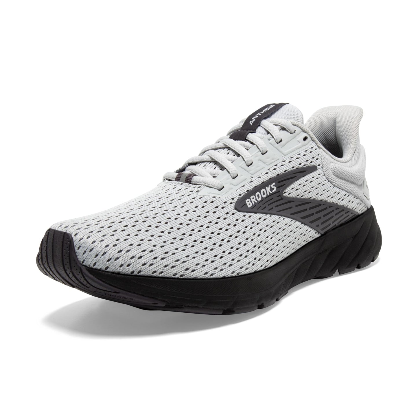Brooks Men’s Anthem 6 Neutral Running Shoe - Grey/Blackened Pearl/Grey - 9 Medium