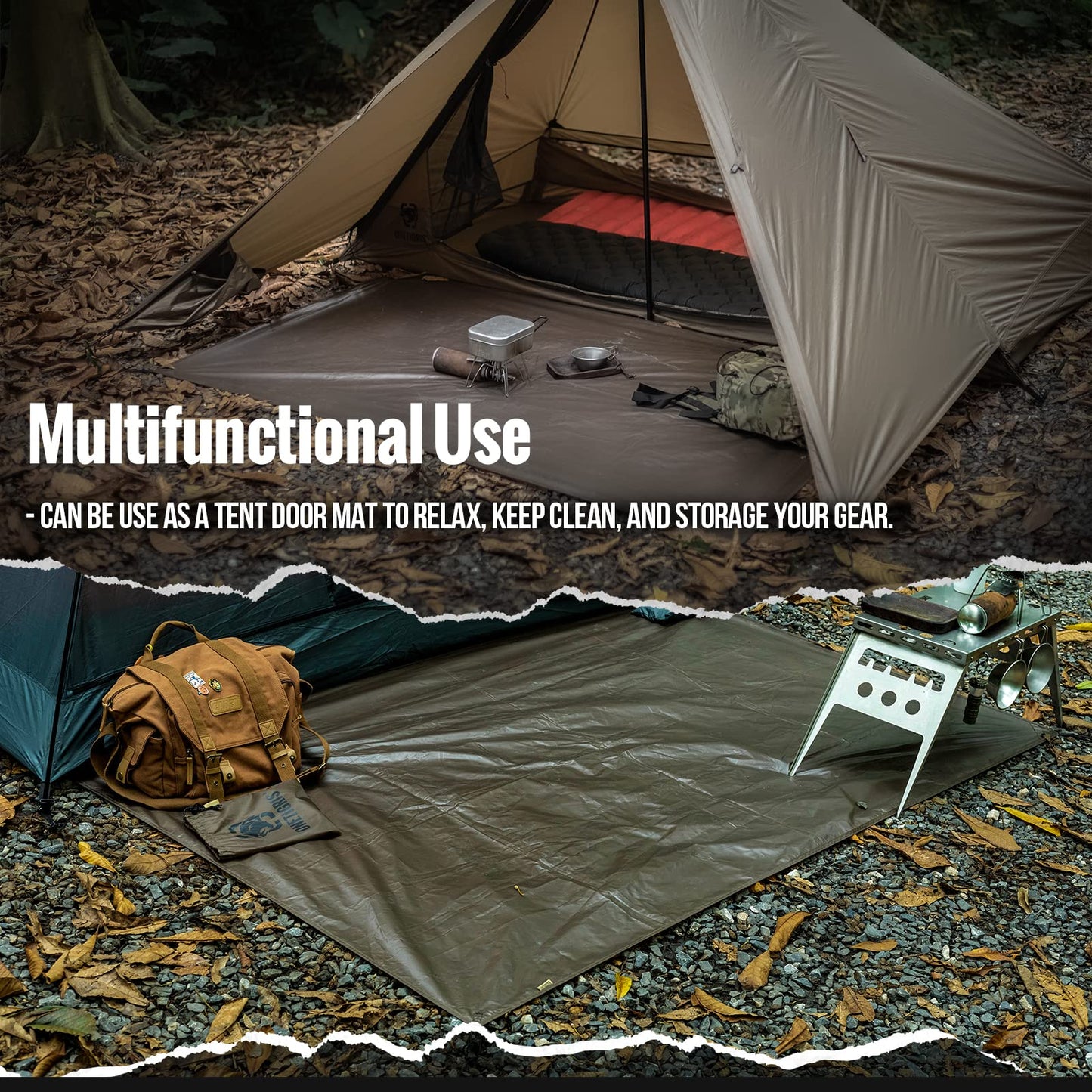 OneTigris Cosmitto Tent and 2 Person Footprint Combo