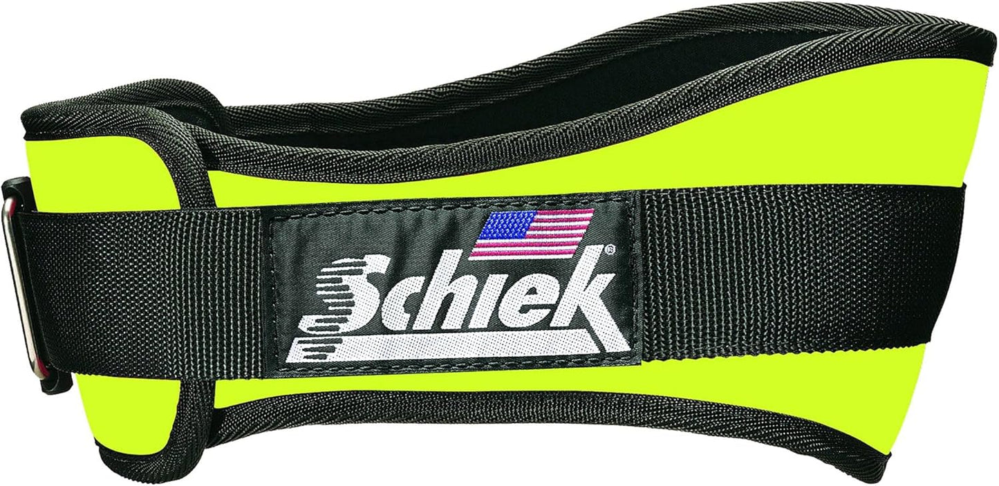 Schiek Sports 2006 Nylon 6 Inches Weight Lifting Belt - Support Belt for Power Lifting