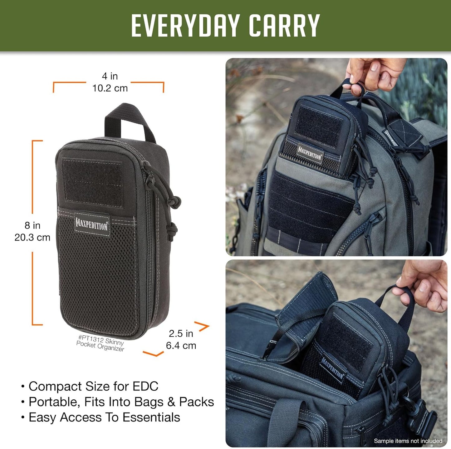 MAXPEDITION Skinny Pocket Organizer