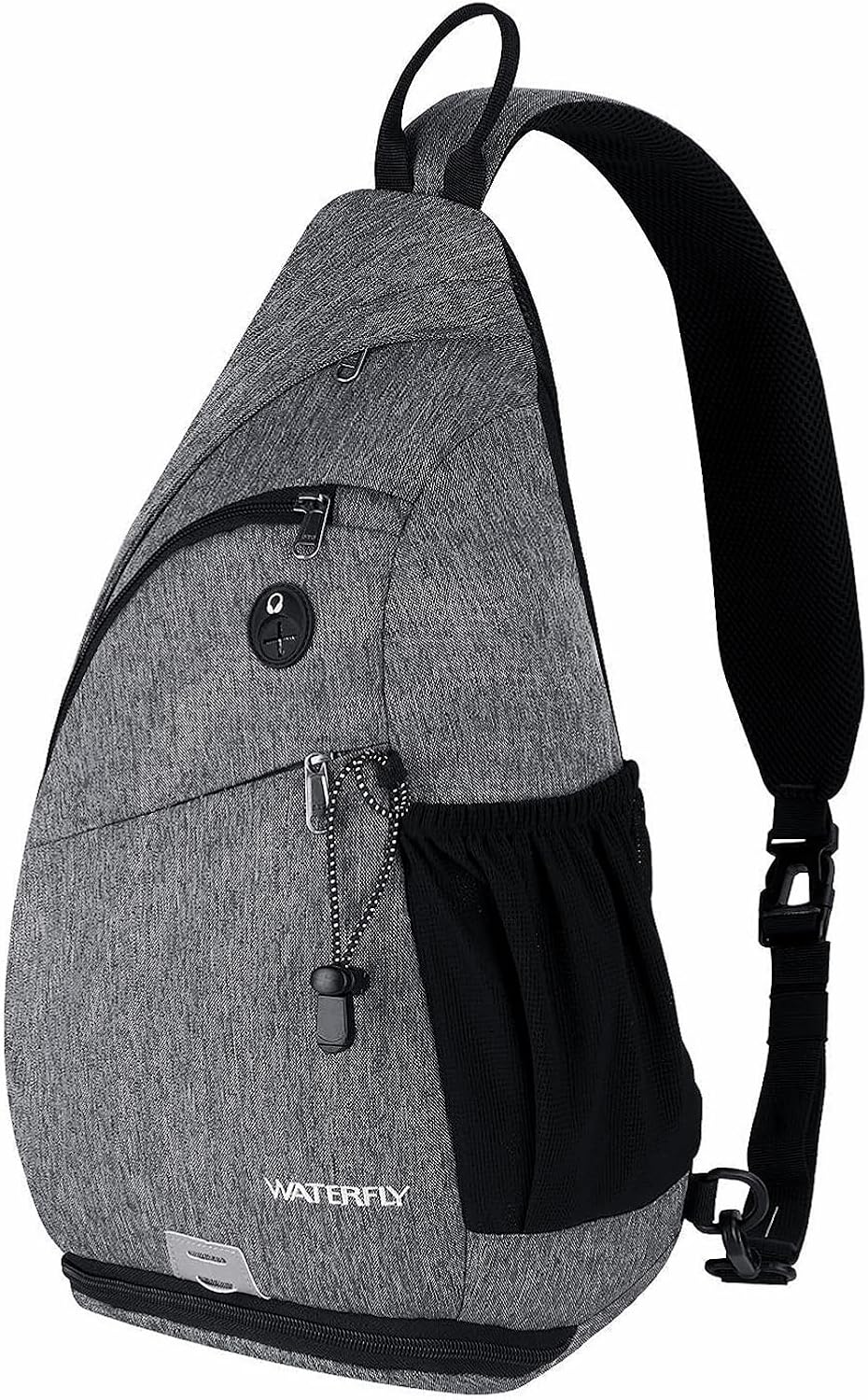 WATERFLY Large Crossbody Sling Bag: Over Shoulder Backpack Daypack Casual Cross Chest Side Pack