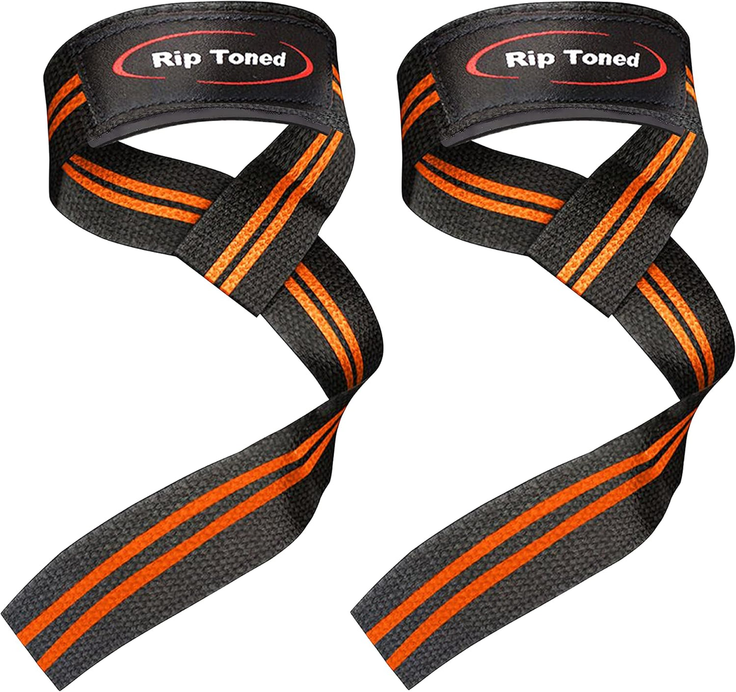 Rip Toned Performance Wrist Straps For Weightlifting - 23" Weight Lifting Straps for Men, Women (Padded) - Cotton Gym Wrist Wraps for Deadlift, Strength Training, Powerlifting, Bodybuilding