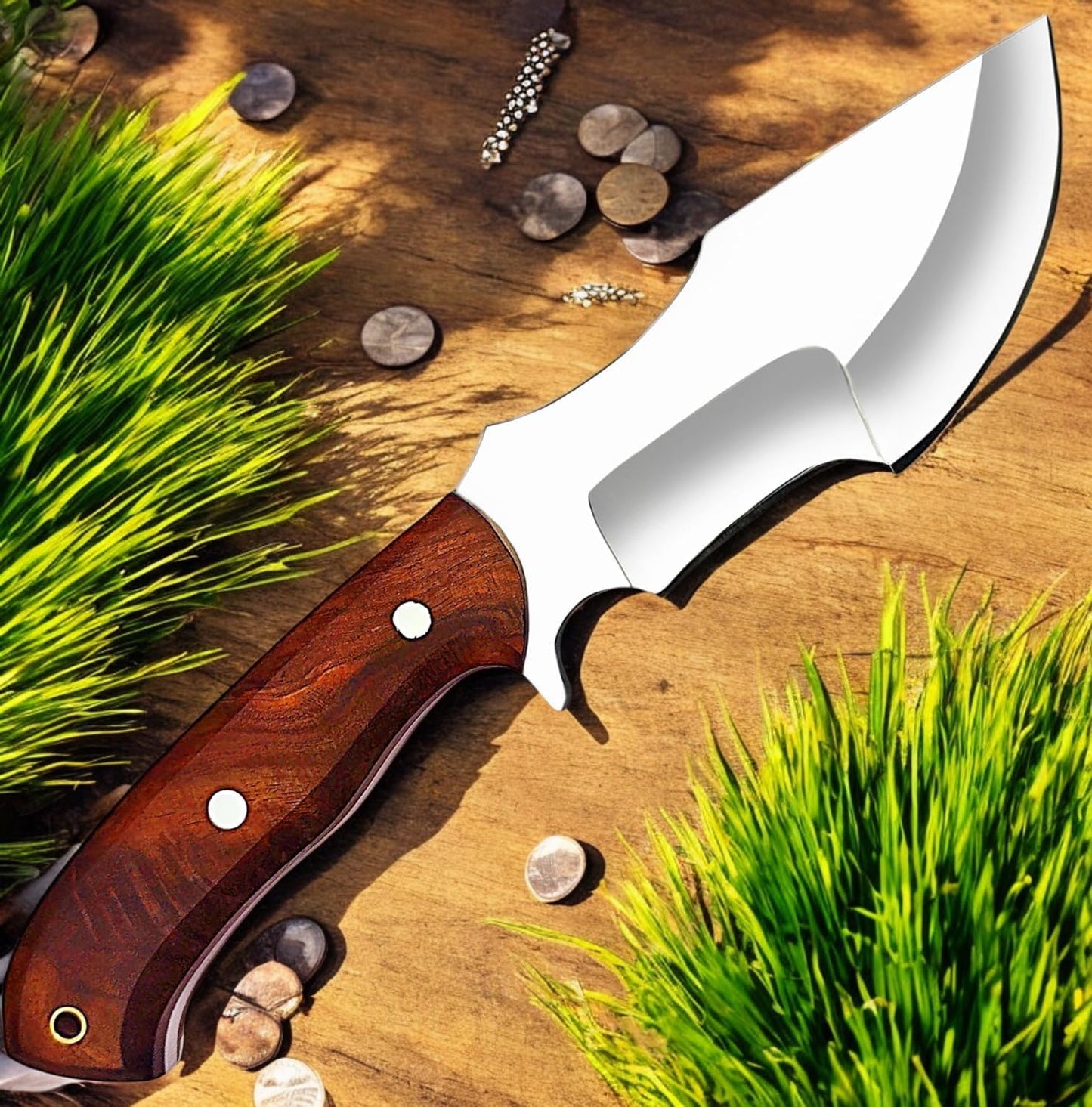Poshland TR-103, Custom Handmade D2 Steel Perfect Handle fit Wooden Handle