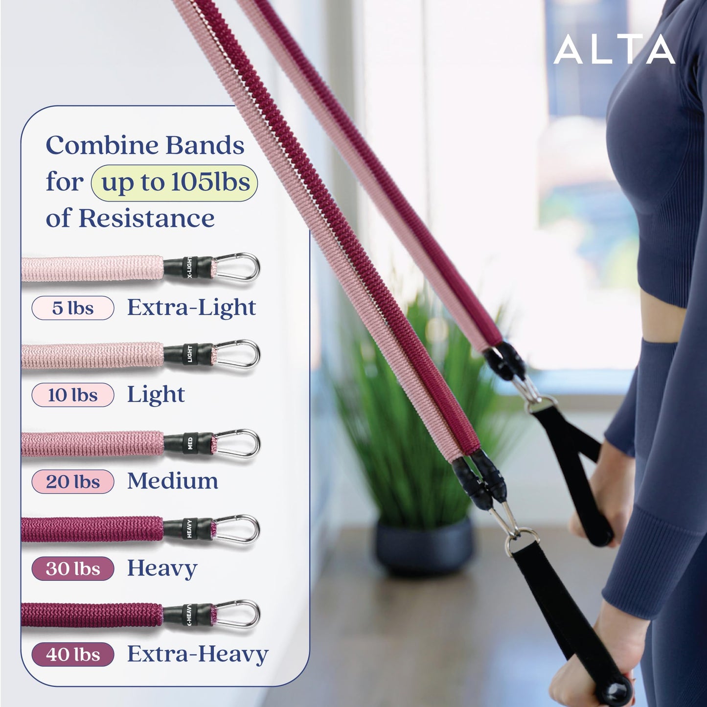 ALTA Resistance Tube Bands for Women