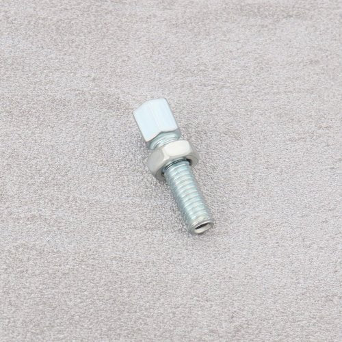 OTOTEC 10PCS M6 x 20mm Throttle Cable Adjusting Bolt Brake Cable Adjuster Screw Throttle Cable Adjustment Screw with Nut for Bicycle