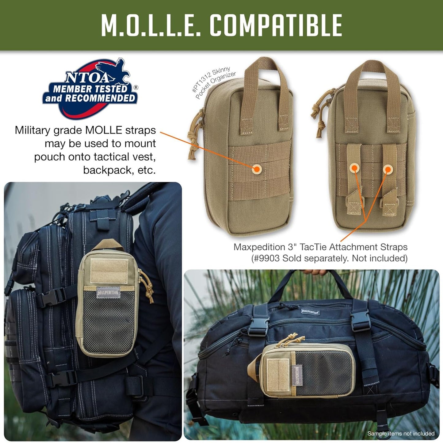 MAXPEDITION Skinny Pocket Organizer