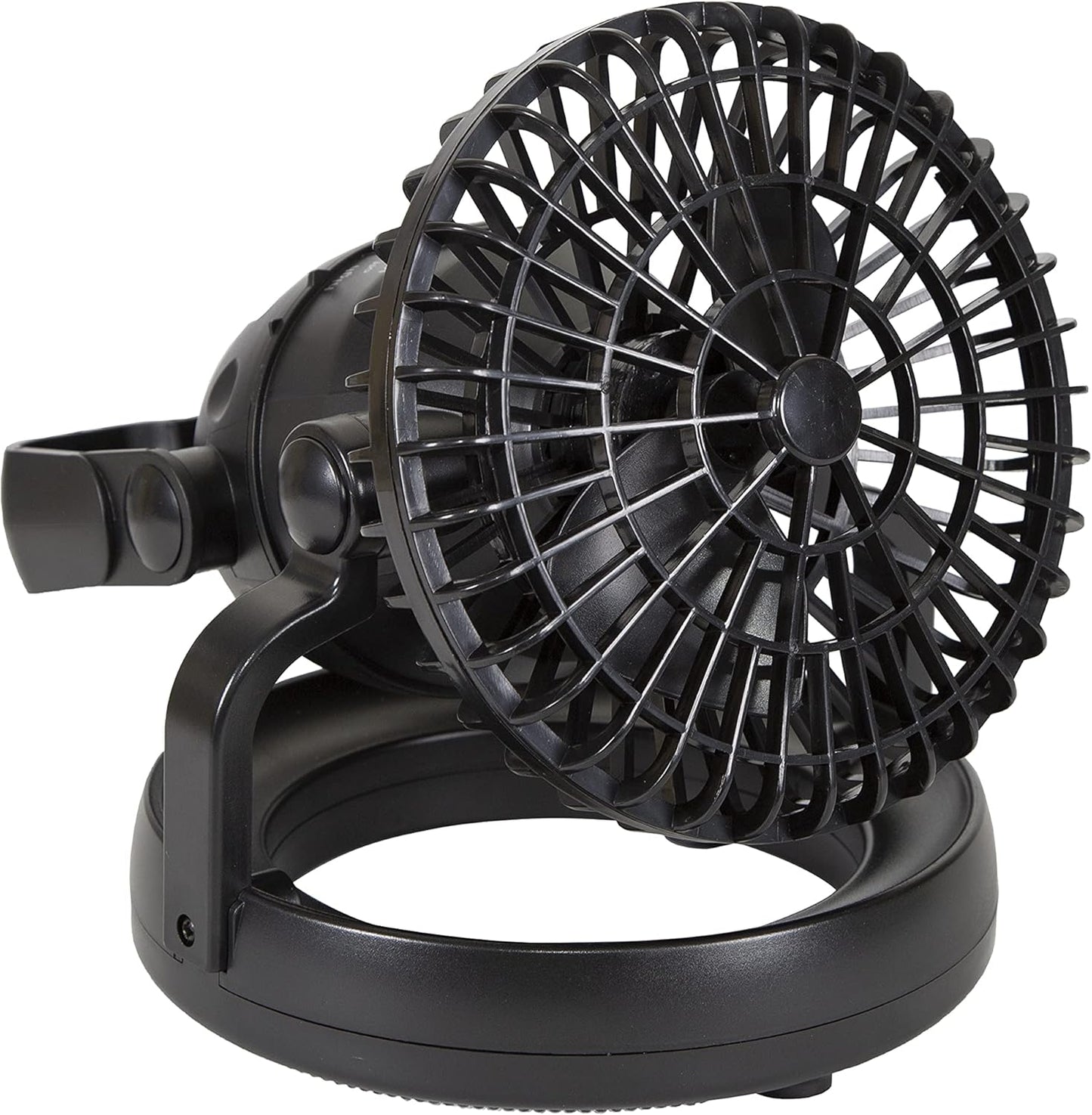 Stansport 450 LED Camping Lantern with Fan - Portable Black Outdoor Light