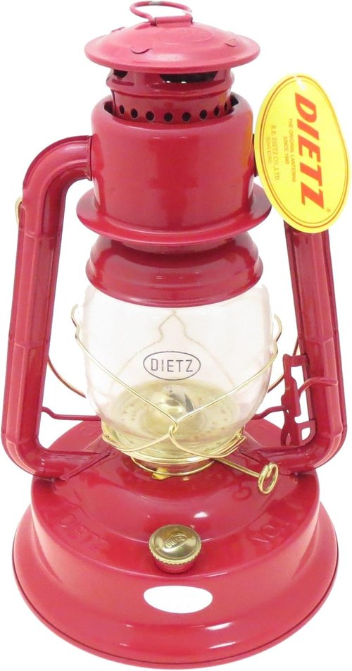 Dietz #1 Little Wizard Oil Lamp Burning Lantern Blue