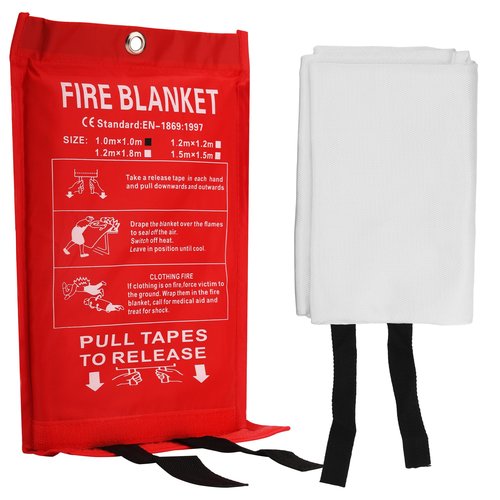 Emergency Fire Blanket - Premium Fire Suppression Blanket for Kitchen, 40' x 40'