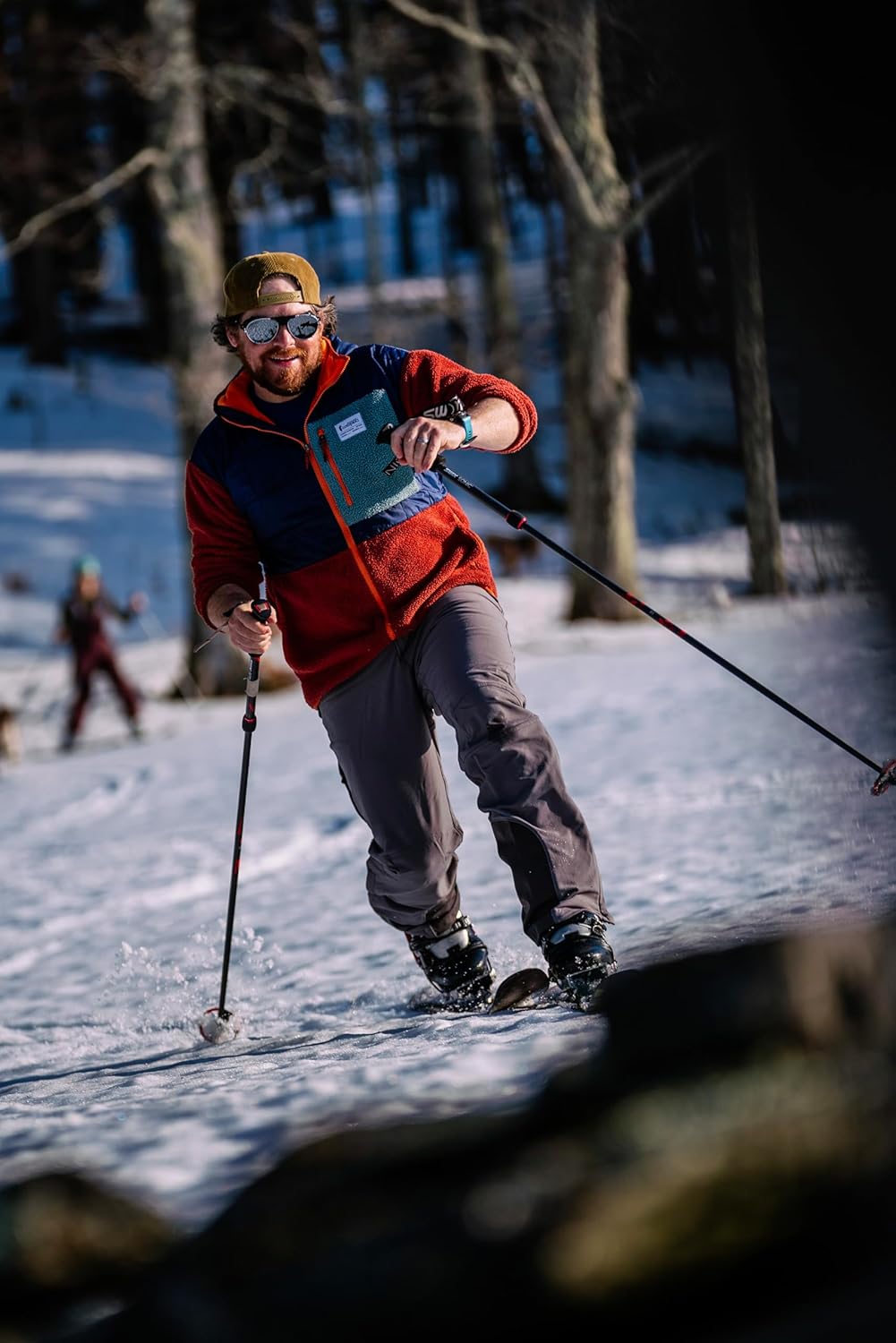 Julbo Cham Glacier Sunglasses for Men & Women w/Removable Leather Side Shields for Hiking, Skiing, Snow - 100% UV Protection