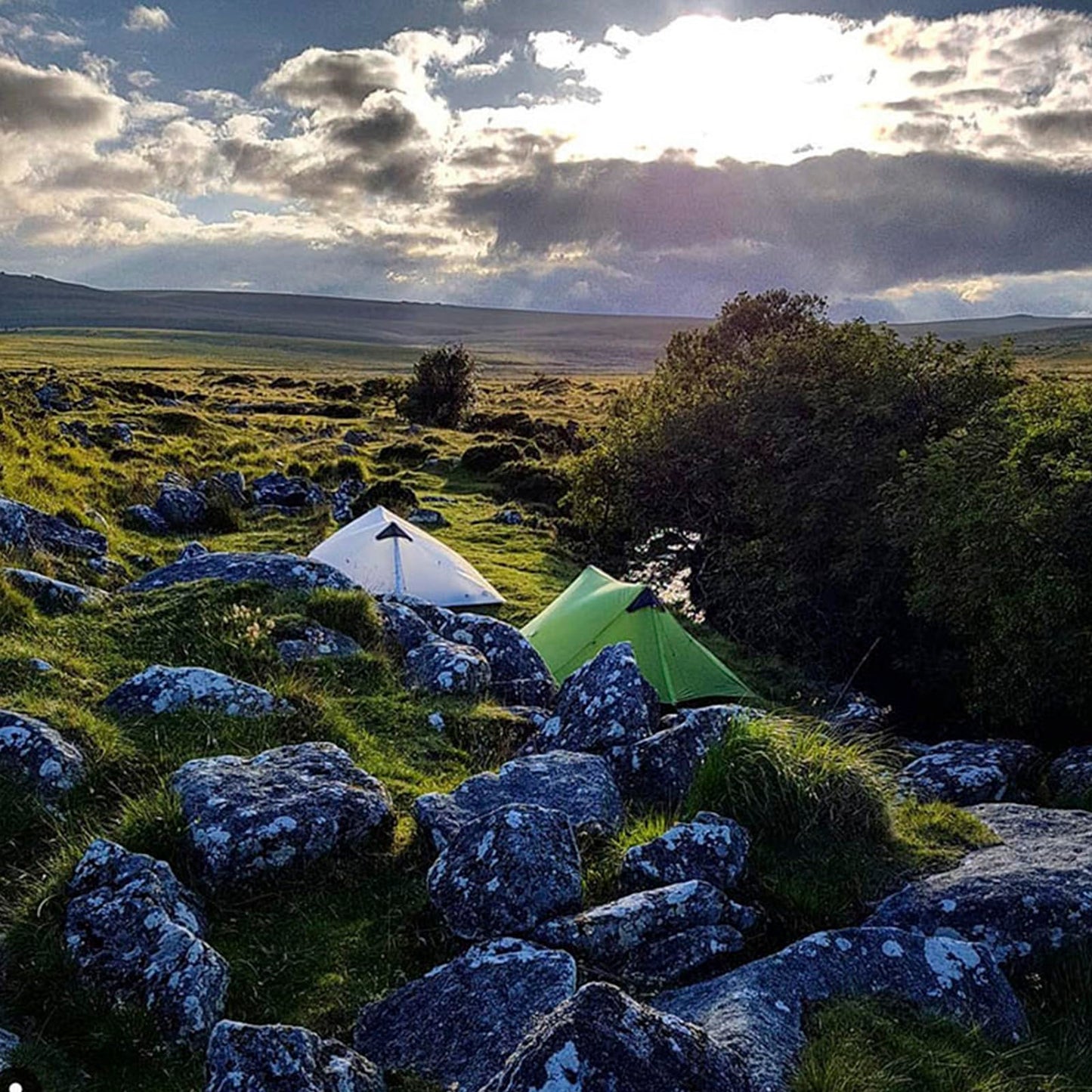 3FULGEAR Lanshan 2 Pro Tent 2 Person Ultralight Camping Tent, 3/4 Season Professional 20D Silnylon Rodless Tent for Camping, Climbing, Hiking (Green 2 Pro, 3 Season)