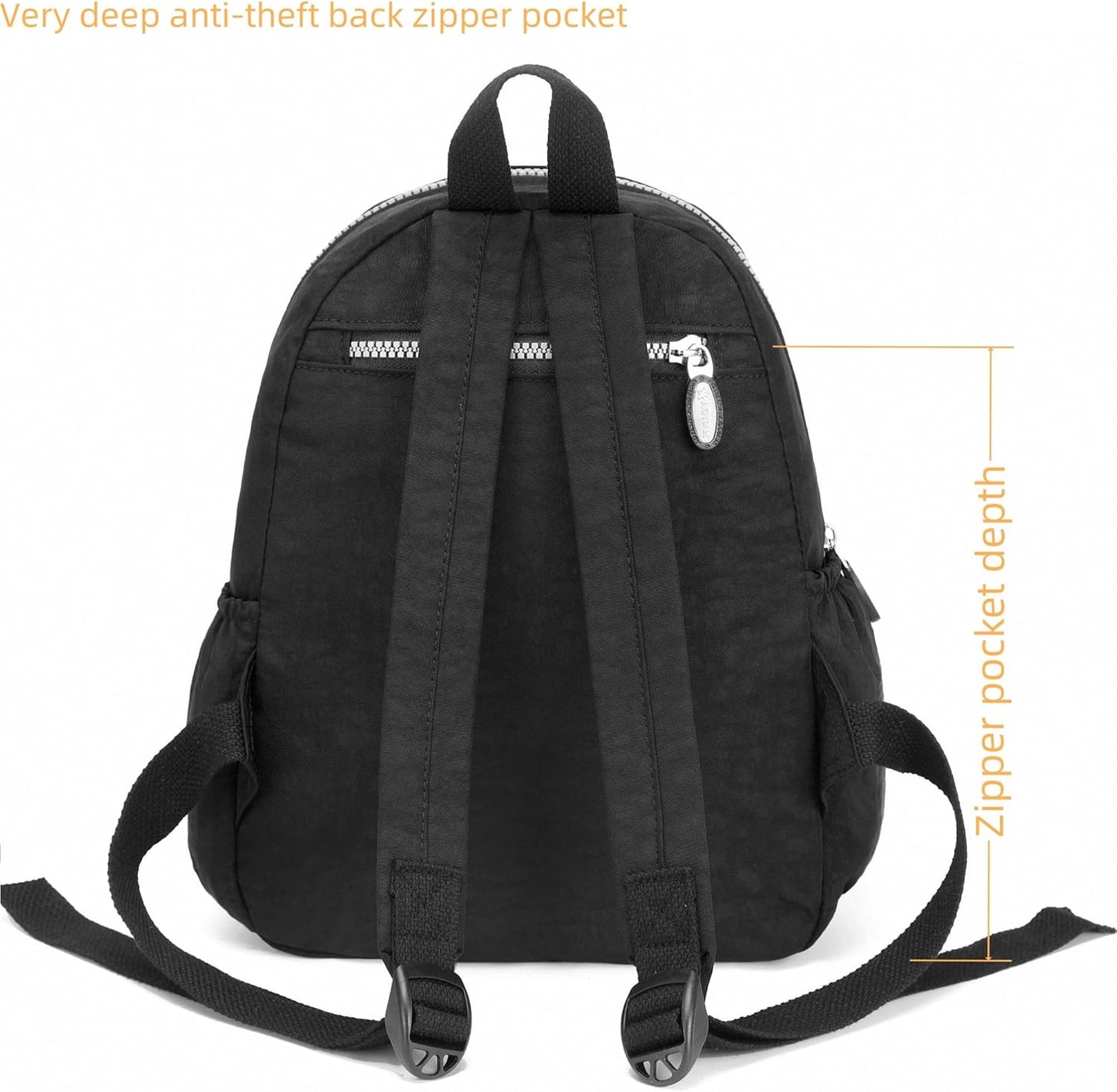 AOTIAN Mini Nylon Women Backpacks Casual Lightweight Small Daypack for Girls