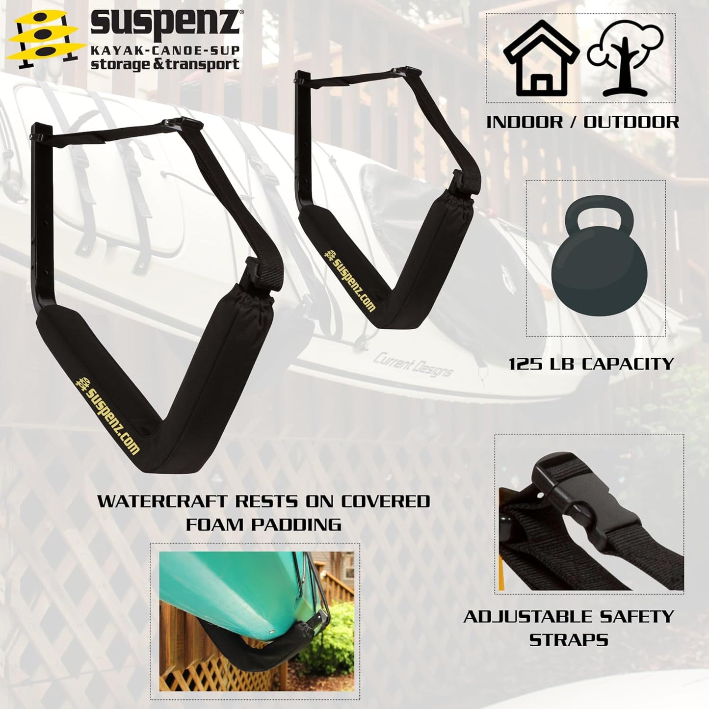 Suspenz EZ Kayak Rack