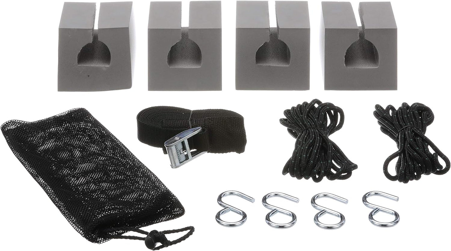 Attwood 11438-7 Universal Rack-Free Car-Top Kayak Carrier Kit with Supporting Foam Blocks