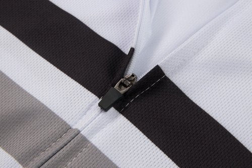 Coconut Ropamo CR Men's Cycling Jersey Short Sleeve Road Bike Cycling Shirt with 3+1 Zipper Pockets Breathable Quick Dry (White, L)