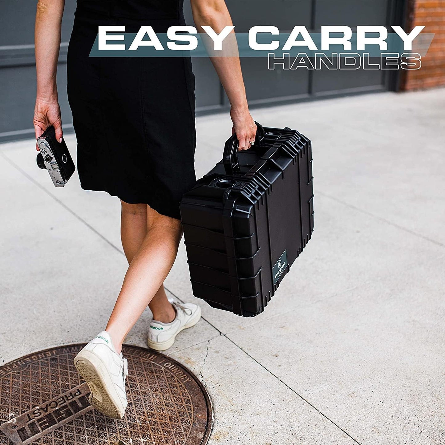 Seahorse 630 Heavy Duty 4 Pistol Case - TSA Approved/Mil Spec / IP67 Waterproof/USA Made for Firearms, Pistols, Handguns; Stores 4 Pistols and 12 Magazines