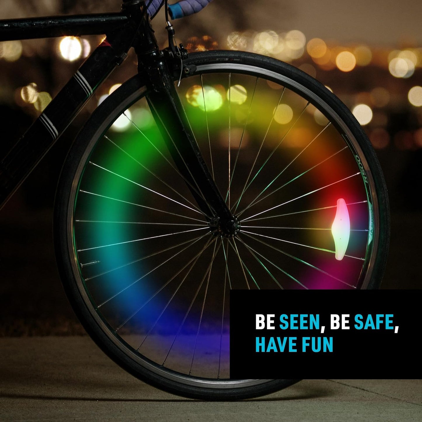 Nite Ize SpokeLit Wheel Light - LED Bicycle Spoke Lights for Visibility & Safety