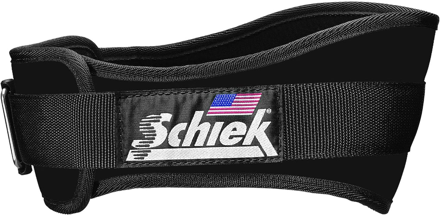 Schiek Sports 2006 Nylon 6 Inches Weight Lifting Belt - Support Belt for Power Lifting