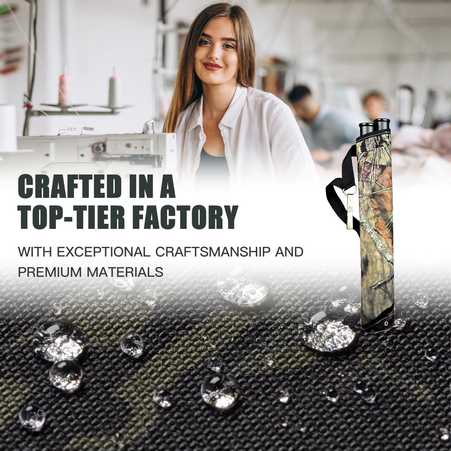 JIALUCONG Camouflage Arrow Tube - Camo Arrow Quiver for Bow Hunting - Quiver Leg - Quiver Quiver with Belt - Arrows for Compound Recurve Bow Quiver for Hunting Target Practicing Youth and Adults