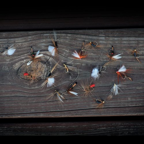 Goture Fly Fishing Flies,30pcs Fly Fishing Lures,Dry Flies Wet Flies Streamers Nymphs Flies, Fly Fishing Assortment Kit for Bass Trout Panfish Salmon Fishing