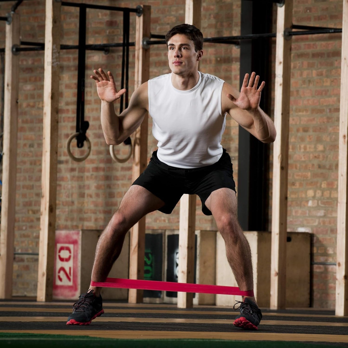 Flat Band Loops Kit - Resistance Bands Set for Strength Training (Levels 1-3)