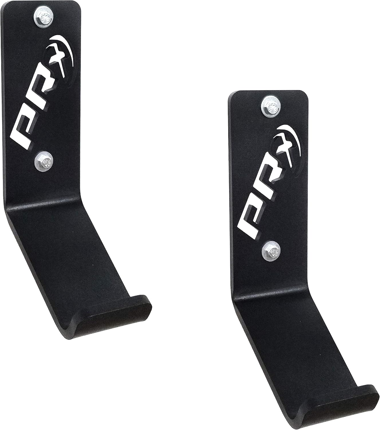 PRx Performance USA MADE Kettlebell Storage Holders, Wall Mounted Kettle Bell Holder Hanger, Space Saving Home or Commercial Gym Accessory, Thick Steel with Black Powder Coating