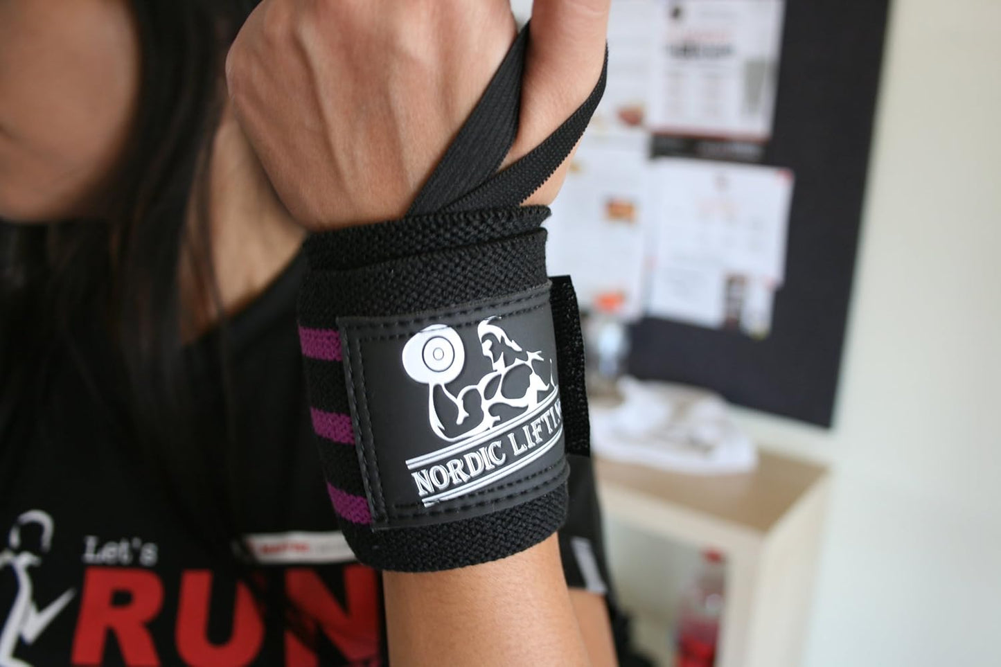 Wrist Wraps (1 Pair/2 Wraps) for Weightlifting/Cross Training/Powerlifting/Bodybuilding - for Women & Men - Premium Quality Equipment for The Absolutely Best Hand Strength & Support - 1 Year Warranty