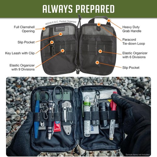 MAXPEDITION E.D.C. Pocket Organizer | Compact Tactical Gear for Everyday Carry