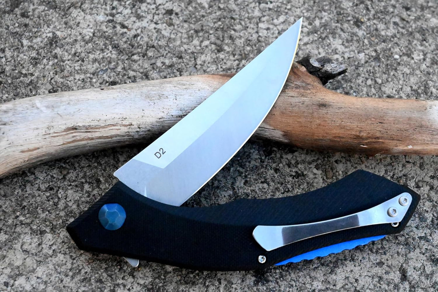 YAK & YETI Multifunctional Folding Knife- Everyday Carry Knife for Men and Women - Indoor or Outdoor-Camping and Hunting knife-D2 steel Blade knives
