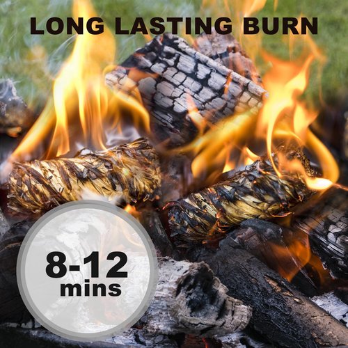 WABUPD 216 Pcs Fire Starter - Natural Fire Starters for Fireplace, Pellet Stove, Campfires, BBQ, Pizza Oven, Camping, Fire Pit &Chimney, Smoker, Fire Starters for Grill, Charcoal Starter