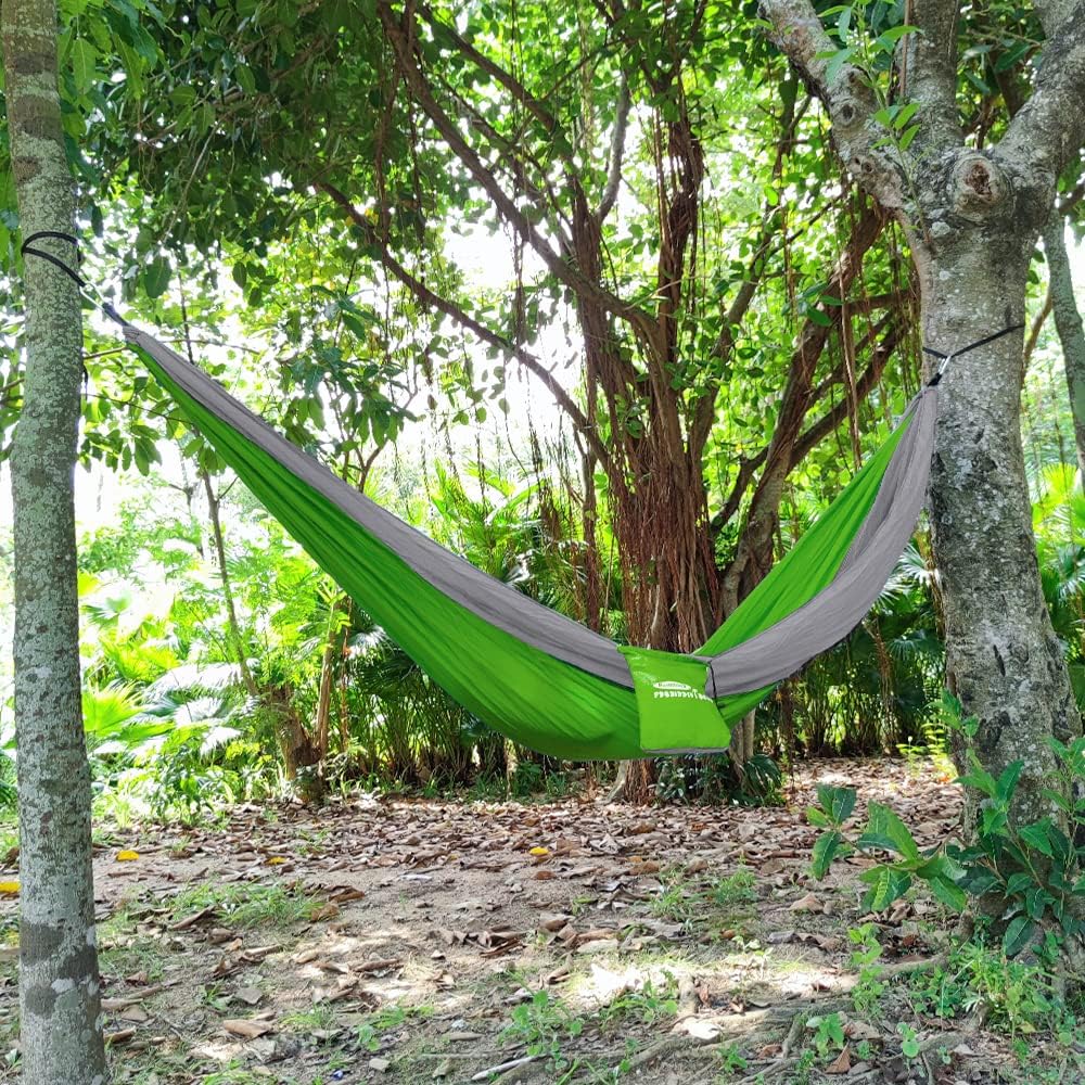 Forbidden Road Camping Hammock 400lbs Capacity Portable Hammock for Outside, Backyard, Travel, Backpacking, Beach