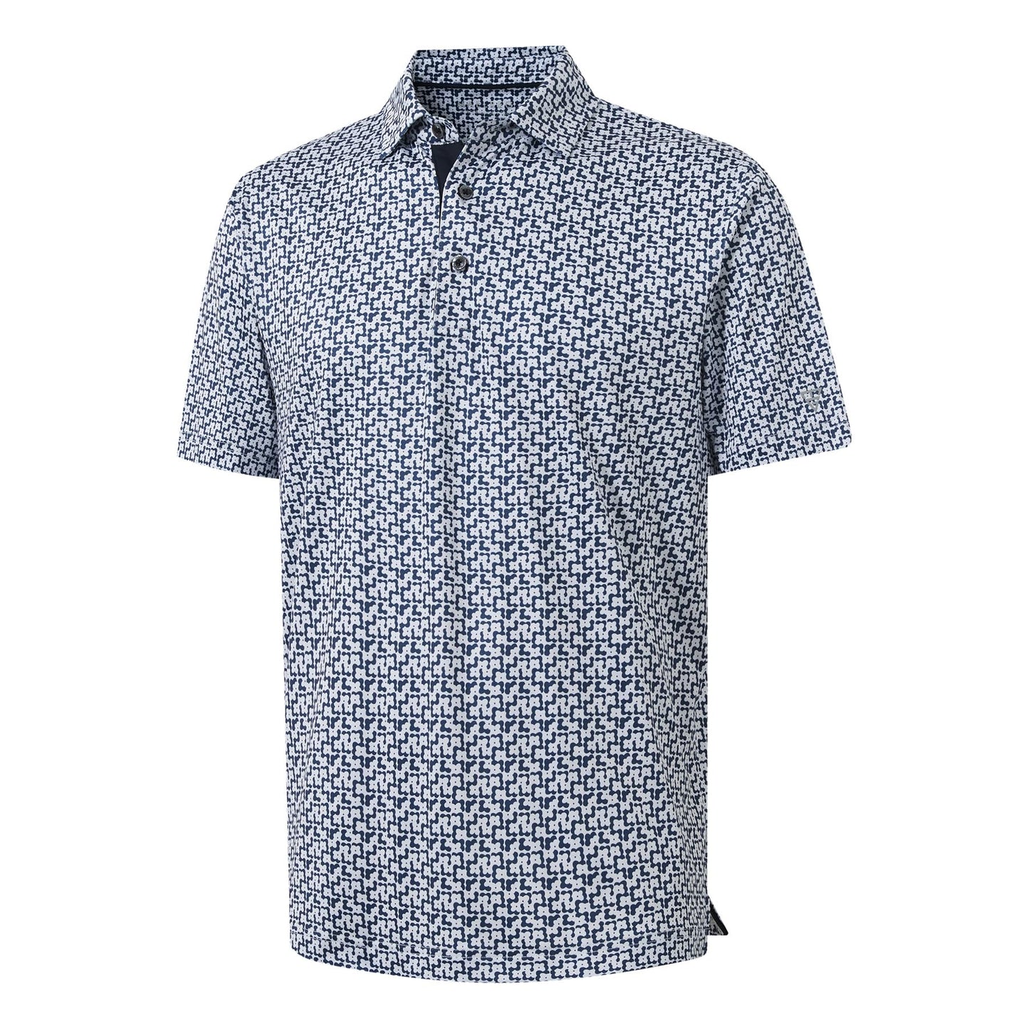 M MAELREG Golf Shirts for Men Dry Fit Print Patterns Performance Moisture Wicking Mens Polo Shirts Short Sleeve