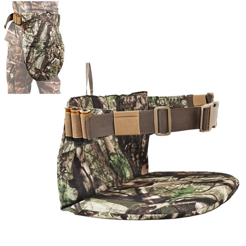 Hunting Seat Cushion Portable Foam Seat with Back&Straps Self-Supporting Hunting Seat/Chair Hunter Folding Tree Stand Seat Cushion Wear-Resistant Hunting Rest Cushion for Various Outdoor Activities