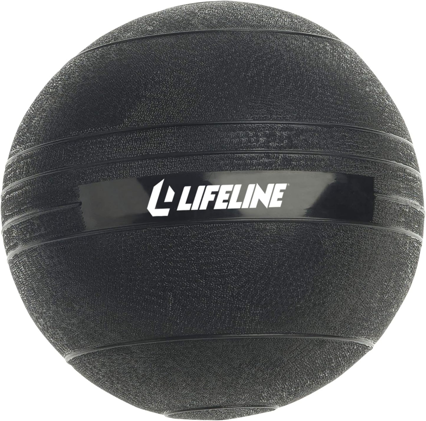 Weighted Slam Ball for Home Gym & HIIT - Lifeline Fitness Easy Grip 10 lb