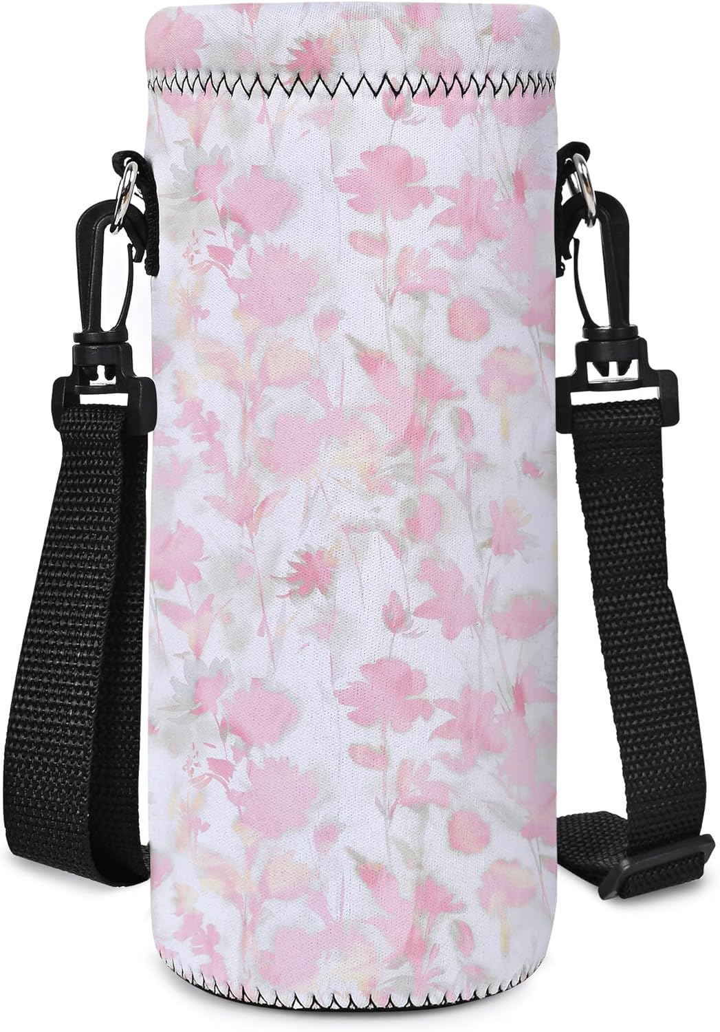 Insulated Neoprene Water Bottle Carrier | 24oz/32oz Sling Holder for Walking