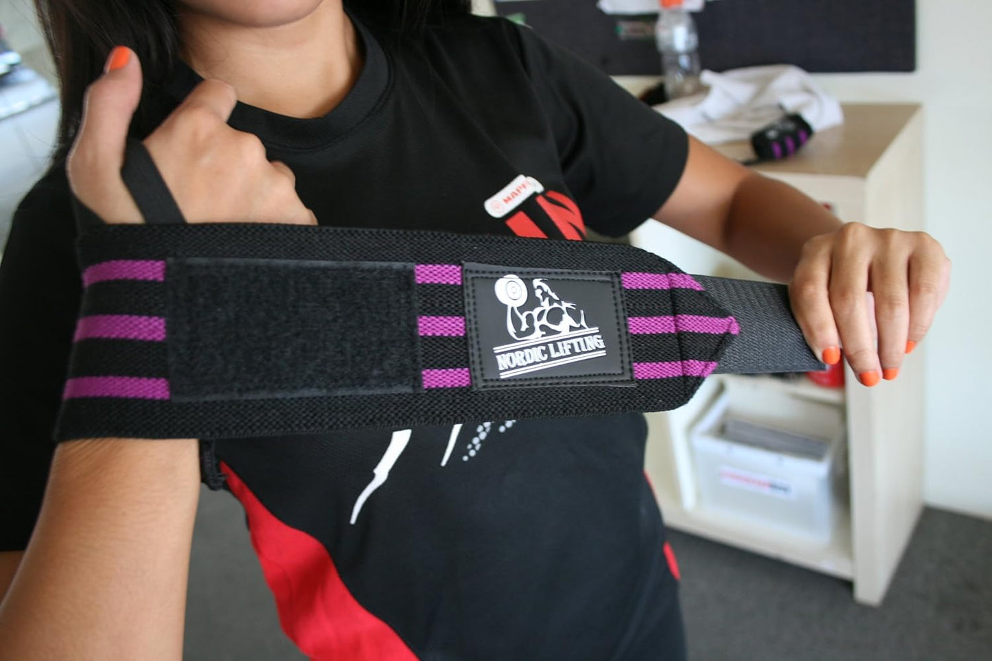 Wrist Wraps (1 Pair/2 Wraps) for Weightlifting/Cross Training/Powerlifting/Bodybuilding - for Women & Men - Premium Quality Equipment for The Absolutely Best Hand Strength & Support - 1 Year Warranty