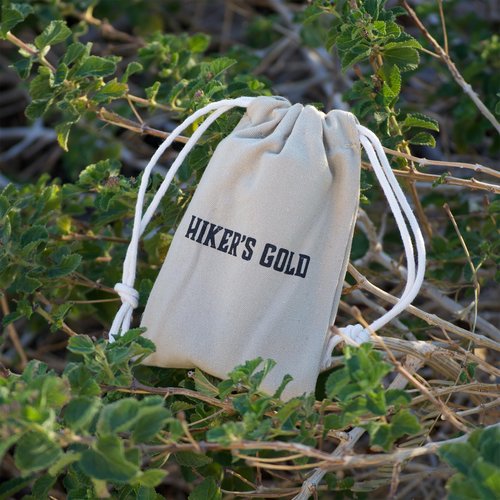 Hiker's Gold Jute Rope Campfire Kindling Kit for Camping, Backpacking, Hiking