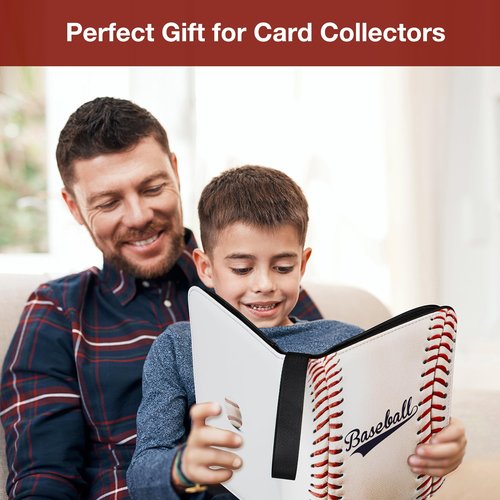 RONMONG Baseball Card Binder,2024-2025 Sports Trading Card with Sleeves Holder Album,990 Pockets Baseball Card Holder Sheets Display Storage Protectors for Collectors Boys and Girls Gift