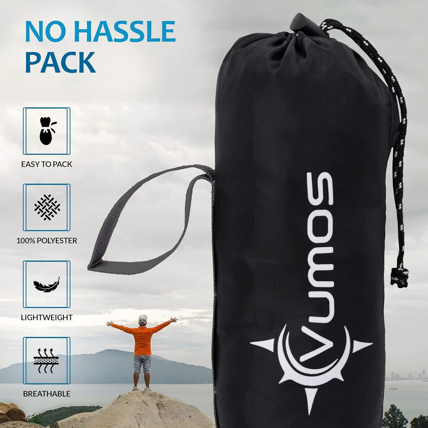 Sleeping Bag Liner and Camping Sheet – Silk Like Material for Travel - Has Full Length Zipper