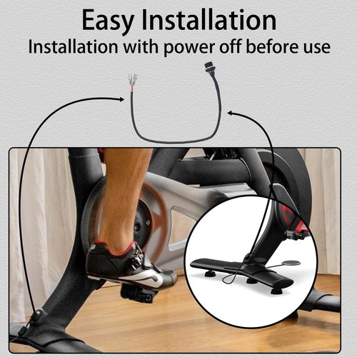 Replacement Power Connector Cable for Peloton Exercise Bike Plug Connector(Excludes Bike Plus) Compatible with Peloton Bicycles