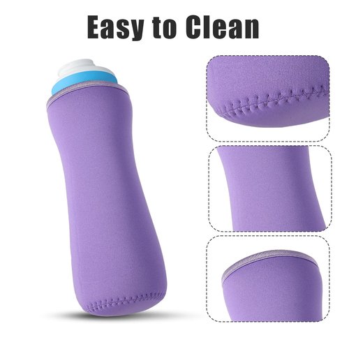 PEUTIER 2pcs Sleeve for Cirkul Water Bottle, 22oz Water Bottle Sleeve for Cirkul Plastic & Stainless Steel Bottle Neoprene Insulated Water Bottle Cover for Retaining Temperature