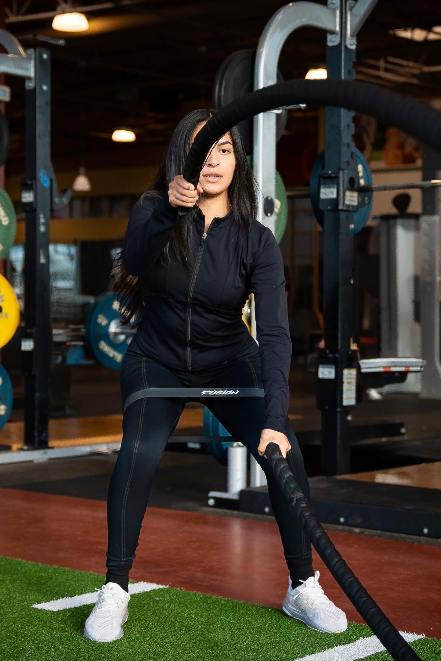 Fitness Fusion Resistance Loop Exercise Bands Set of 5 – Durable Bands with 5 Resistance Levels, Non-Slip Design, Comfortable on Skin, Includes Carry Bag – Home and Gym Workouts for Women and Men