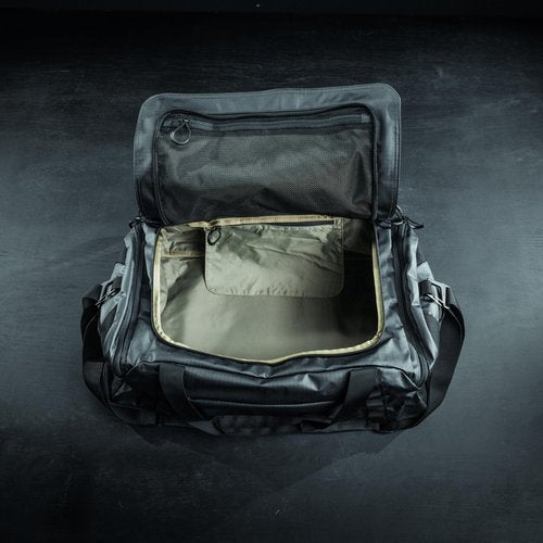 Eberlestock Hyllus Duffel Bag for Men - Durable, Water-Resistant, Small Men's Duffle Bag with Zipper Pockets, Ideal for Travel & Gym, Tactical Gear Bag, Hunting, Fishing, Camping - Military Green, 65L
