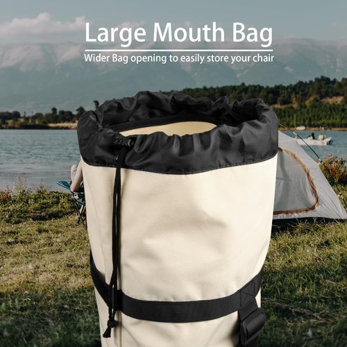 Xxerciz Camping Chair Replacement Bag 48 Inches Folding Chair Carry Bag with Adjustable Shoulder Strap Nylon Storage Tent Bag Heavy Duty Chair Bag for Travel Camping Sports (Exclude Chair)